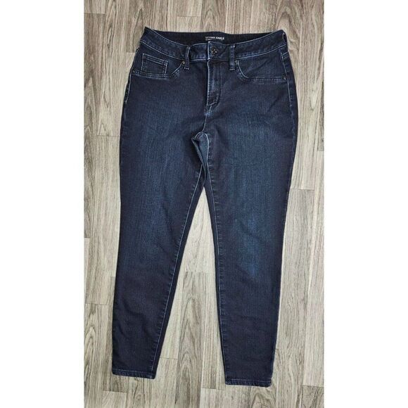 Chicos Womens Size 0.5R US 6R Skinny Ankle Denim Blue Jeans - Picture 1 of 11